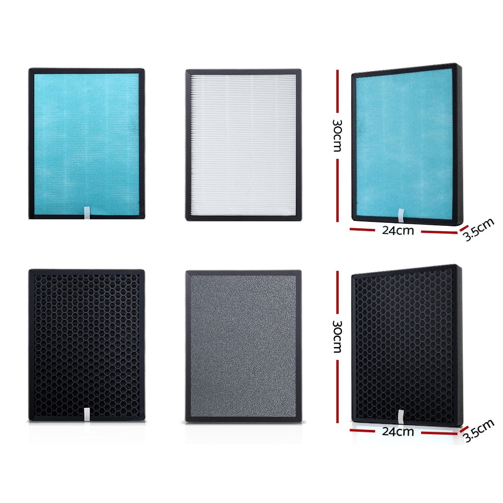 Devanti Air Purifier Replacement Filter HEPA Filters Devanti