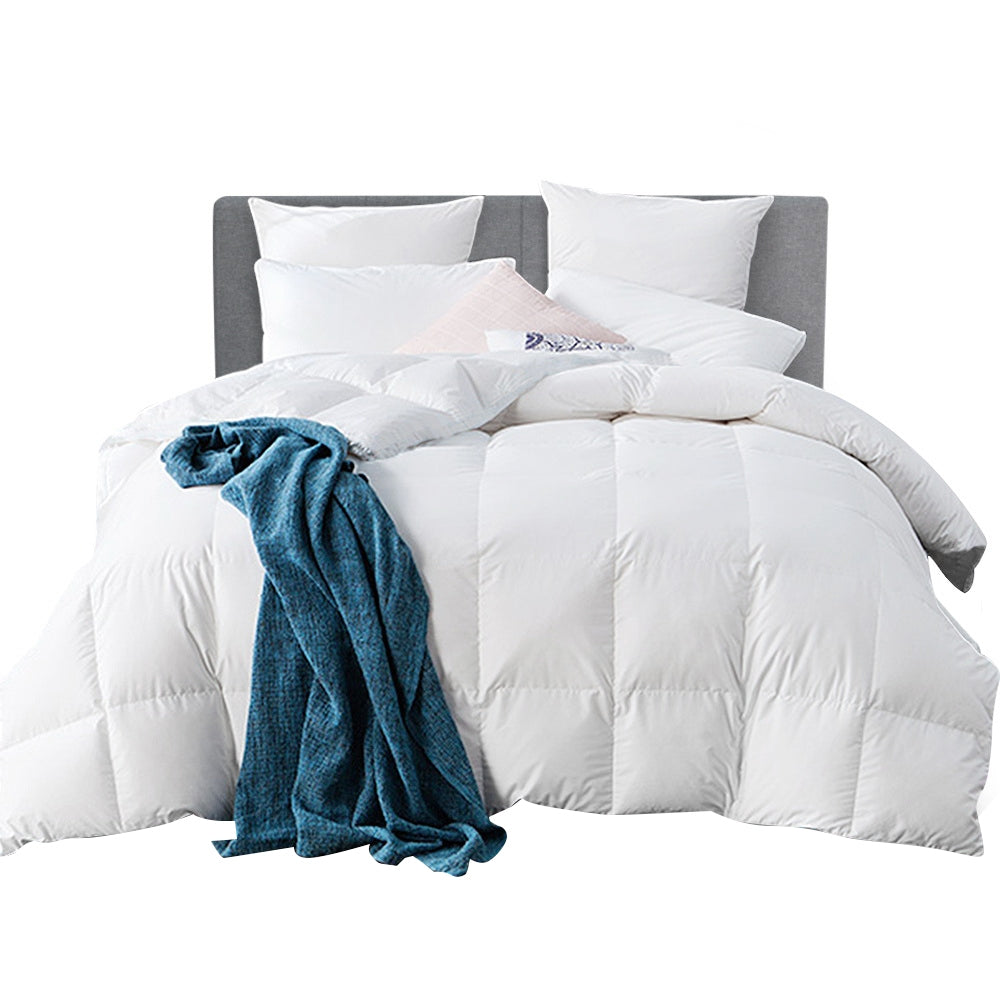 Giselle Bedding 800GSM Goose Down Feather Quilt Cover Duvet Winter Doona White Queen freeshipping - Awezingly