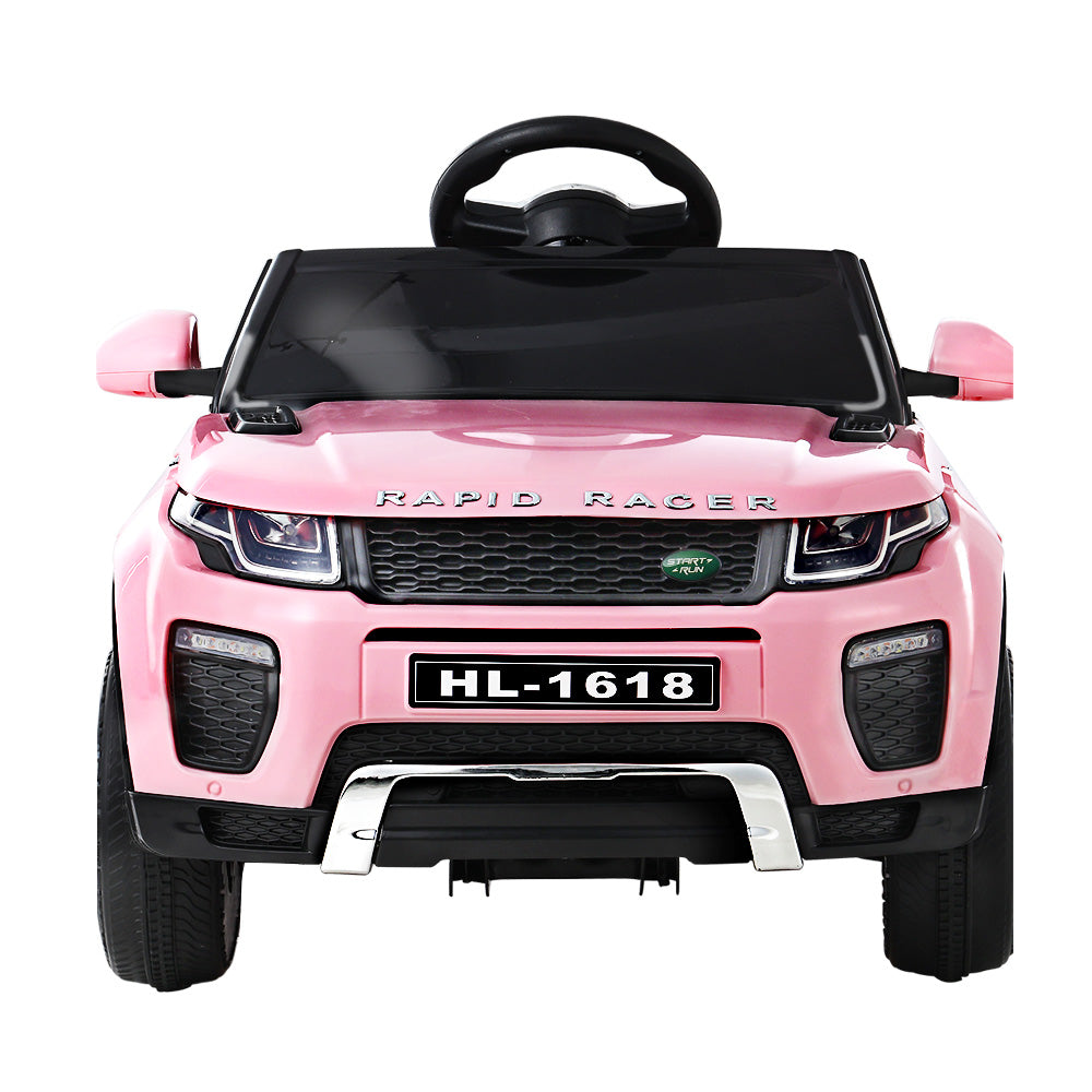 Rigo Kids Ride On Car Electric 12V Remote Toy Cars Battery SUV Toys Pink RIGO