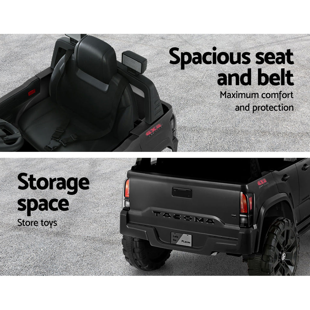 Toyota Ride On Car Kids Electric Toy Cars Tacoma Off Road Jeep 12V Battery Black Does not apply