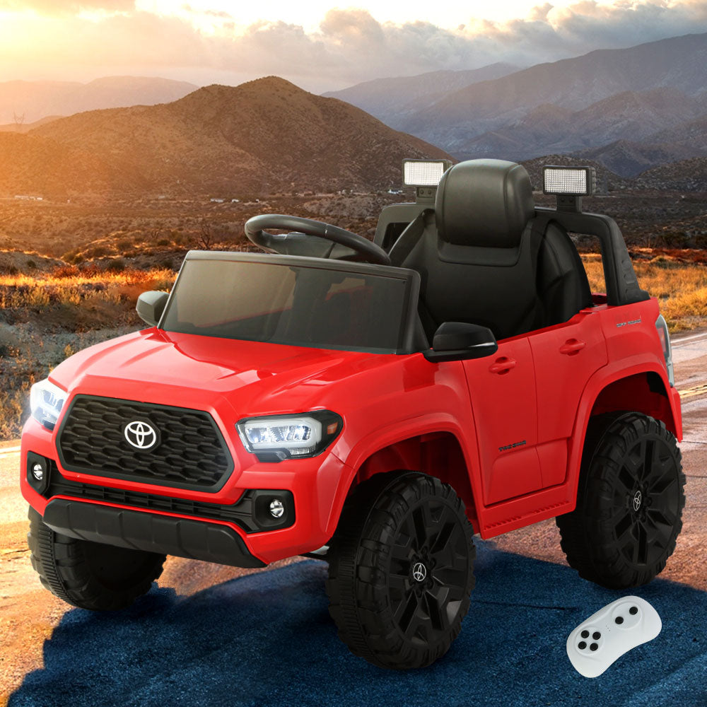 Toyota Ride On Car Kids Electric Toy Cars Tacoma Off Road Jeep 12V Battery Red Does not apply