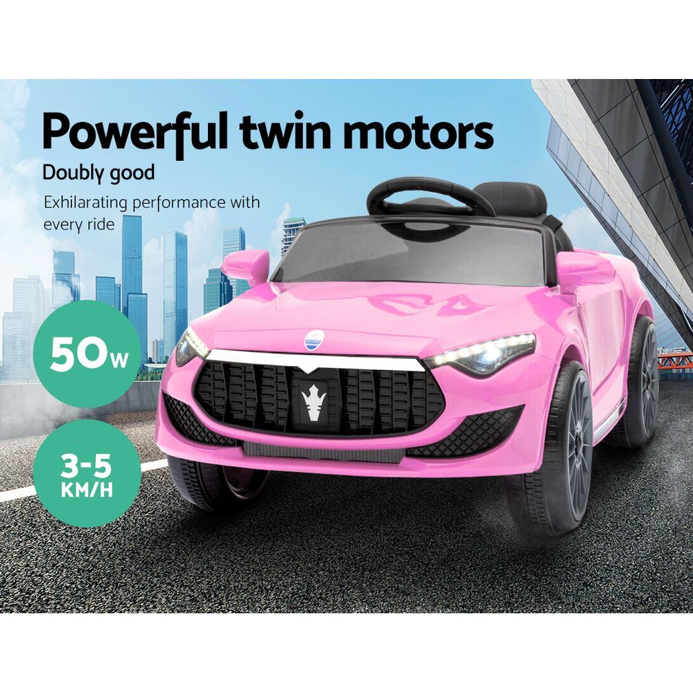 Rigo Maserati Kids Ride On Car - Pink freeshipping - Awezingly