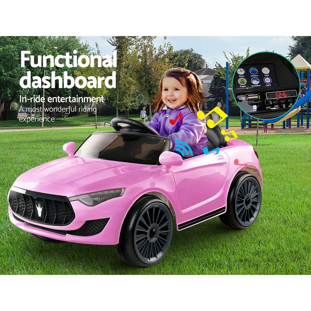 Rigo Maserati Kids Ride On Car - Pink freeshipping - Awezingly