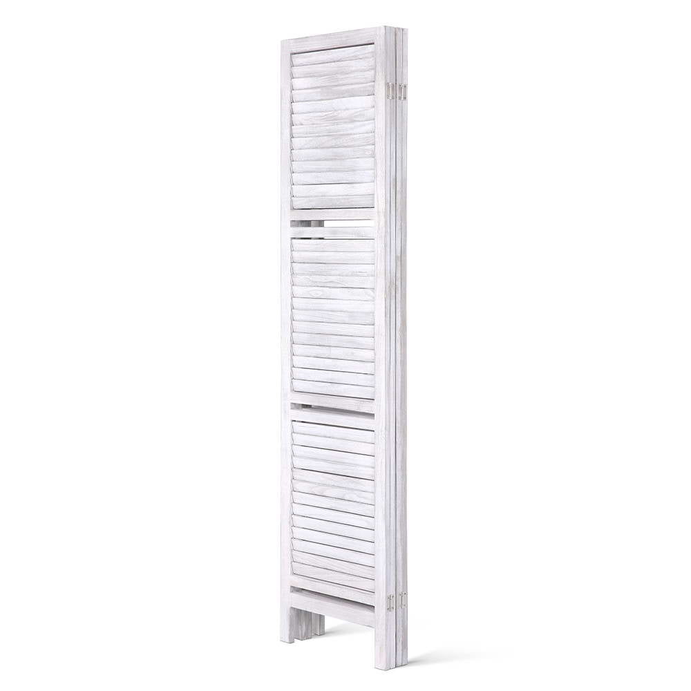 Artiss Room Divider Privacy Screen Foldable Partition Stand 4 Panel White freeshipping - Awezingly