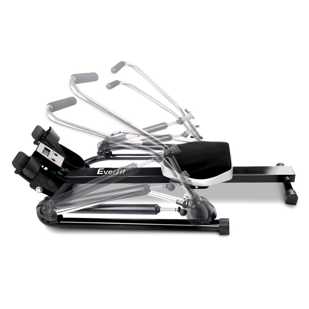 Everfit Rowing Exercise Machine Rower Hydraulic Resistance Fitness Gym Cardio Everfit