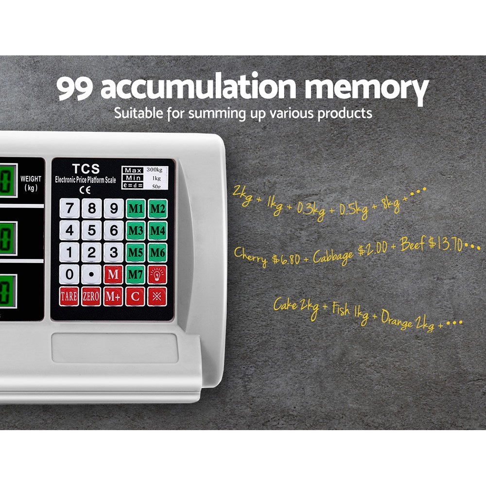 300KG Digital Platform Scale Electronic Scales Shop Market Commercial Postal freeshipping - Awezingly