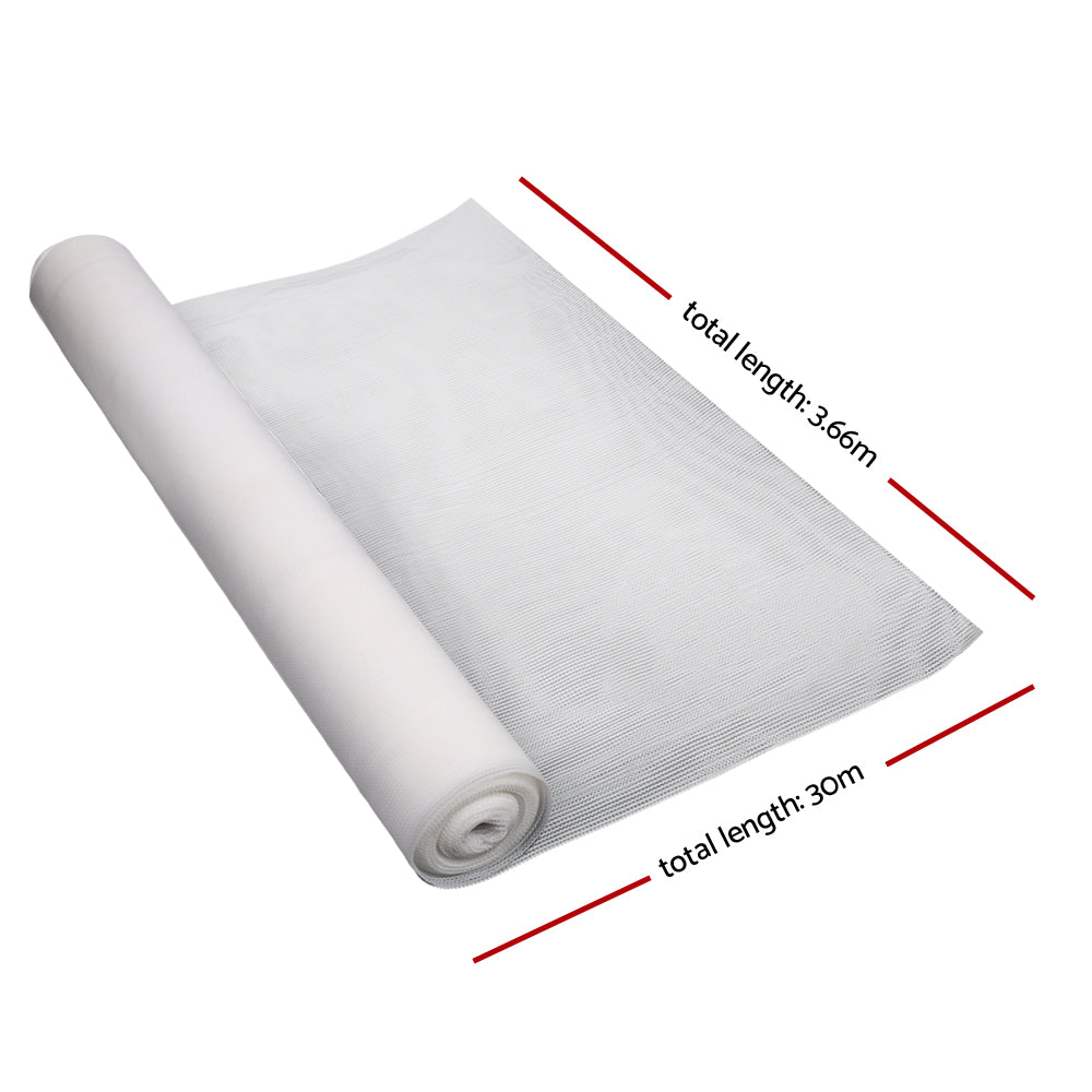 Instahut Shade Cloth Shadecloth 90%UV Sun Sail Garden Mesh Roll Outdoor 3.66x30m Instahut