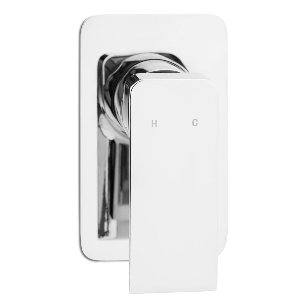 Cefito WElS 8'' Rain Shower Head Mixer Square High Pressure Wall Arm DIY Chrome freeshipping - Awezingly