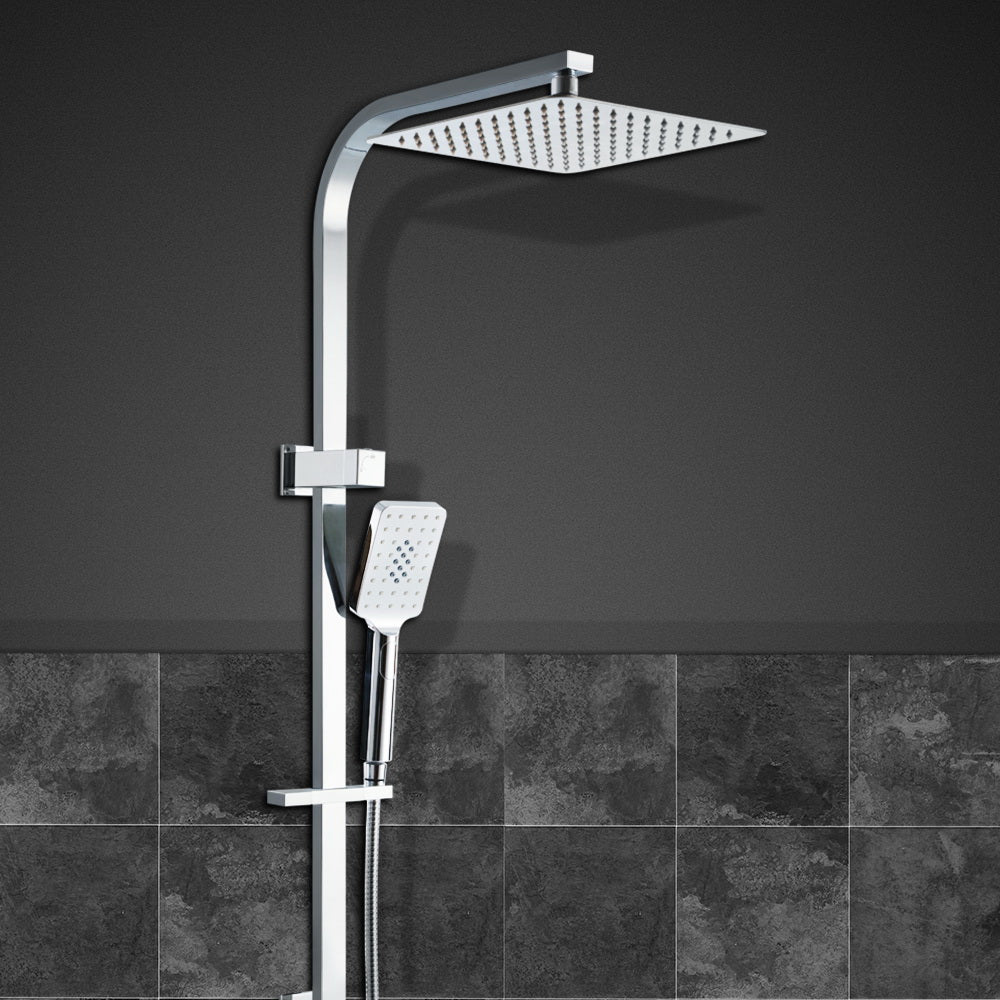 Cefito WELS 10'' Rain Shower Head Set Round Handheld High Pressure Wall Chrome freeshipping - Awezingly