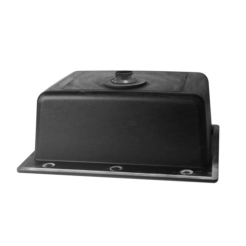 Cefito Stone Kitchen Sink 570x500MM Granite Under or Topmount Basin Bowl Laundry Black freeshipping - Awezingly