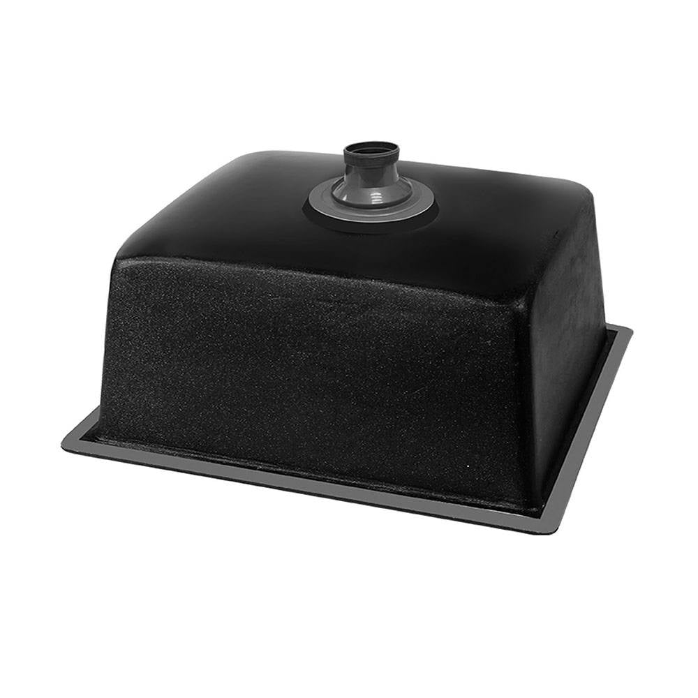Cefito Stone Kitchen Sink 610X470MM Granite Under/Topmount Basin Bowl Laundry Black freeshipping - Awezingly