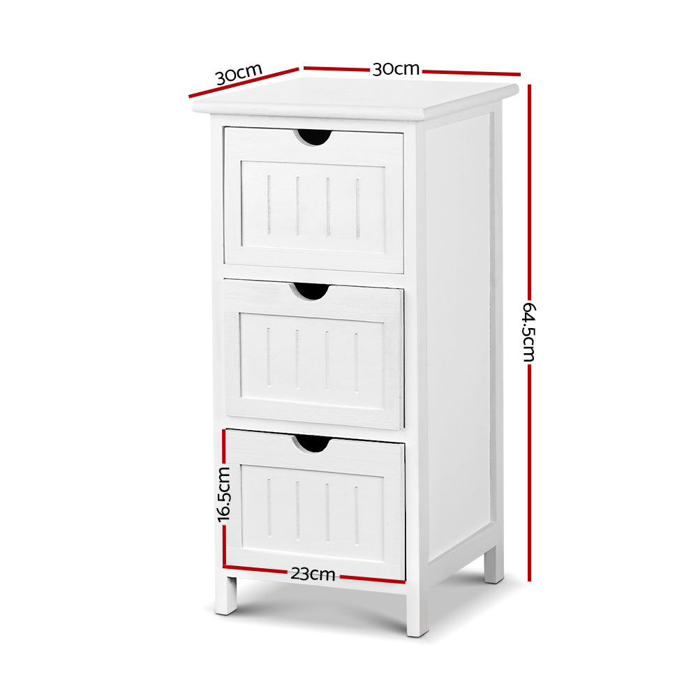 Artiss Bedside Table - White freeshipping - Awezingly