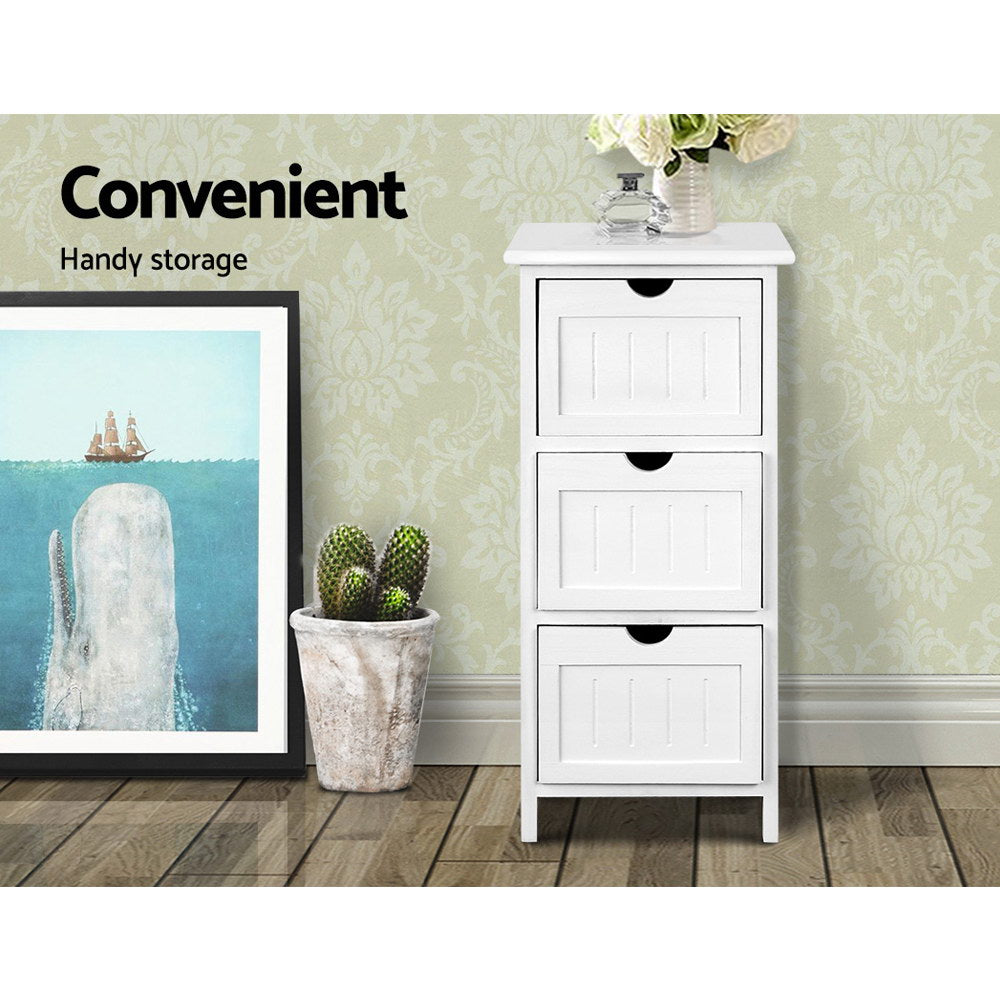 Artiss Bedside Table - White freeshipping - Awezingly