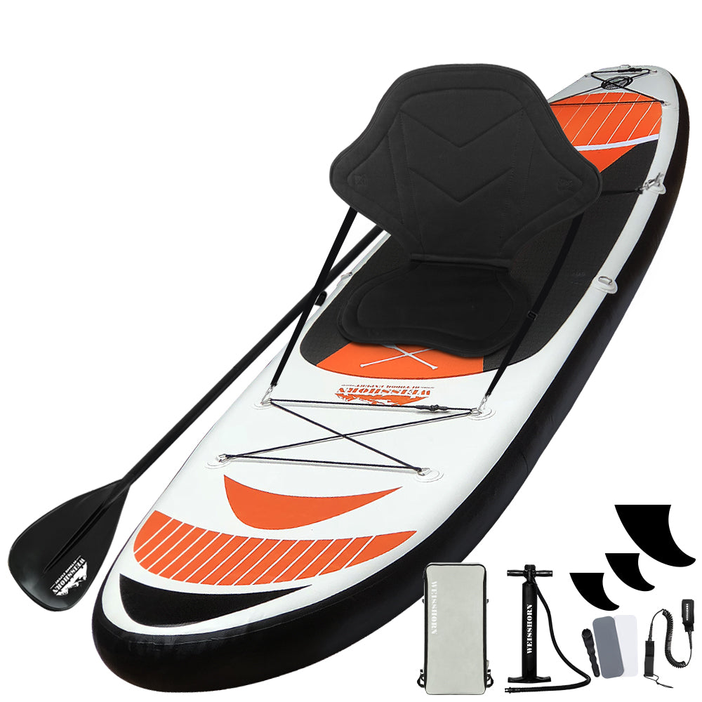 Weisshorn Stand Up Paddle Board Inflatable 11ft SUP Surfboard Paddleboard Kayak Weisshorn
