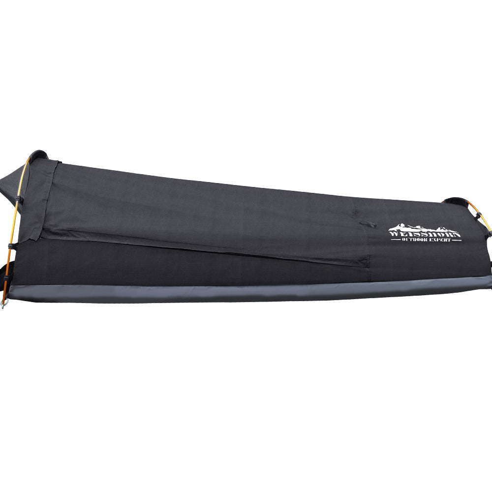 Weisshorn Camping Swags Single Biker Swag Grey Ripstop Canvas freeshipping - Awezingly
