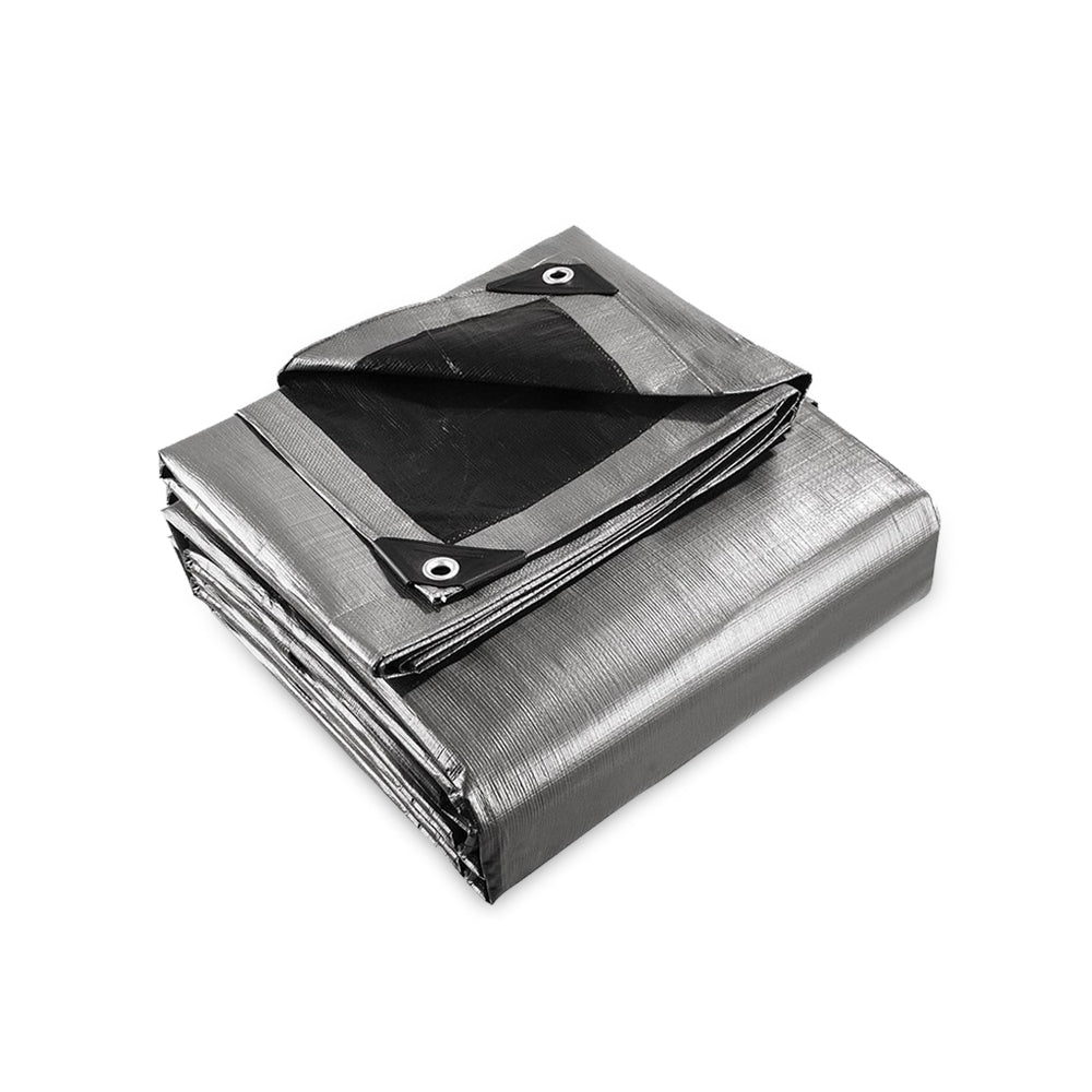Instahut 3 x 3.6m Heavy Duty Poly Tarp freeshipping - Awezingly