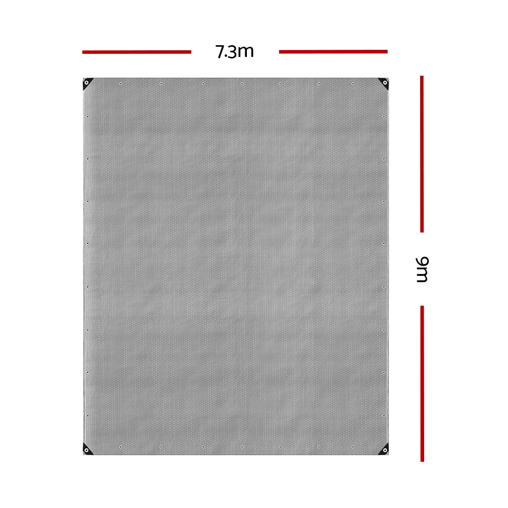 Instahut 7.3 x 9m Heavy Duty Poly Tarp Instahut