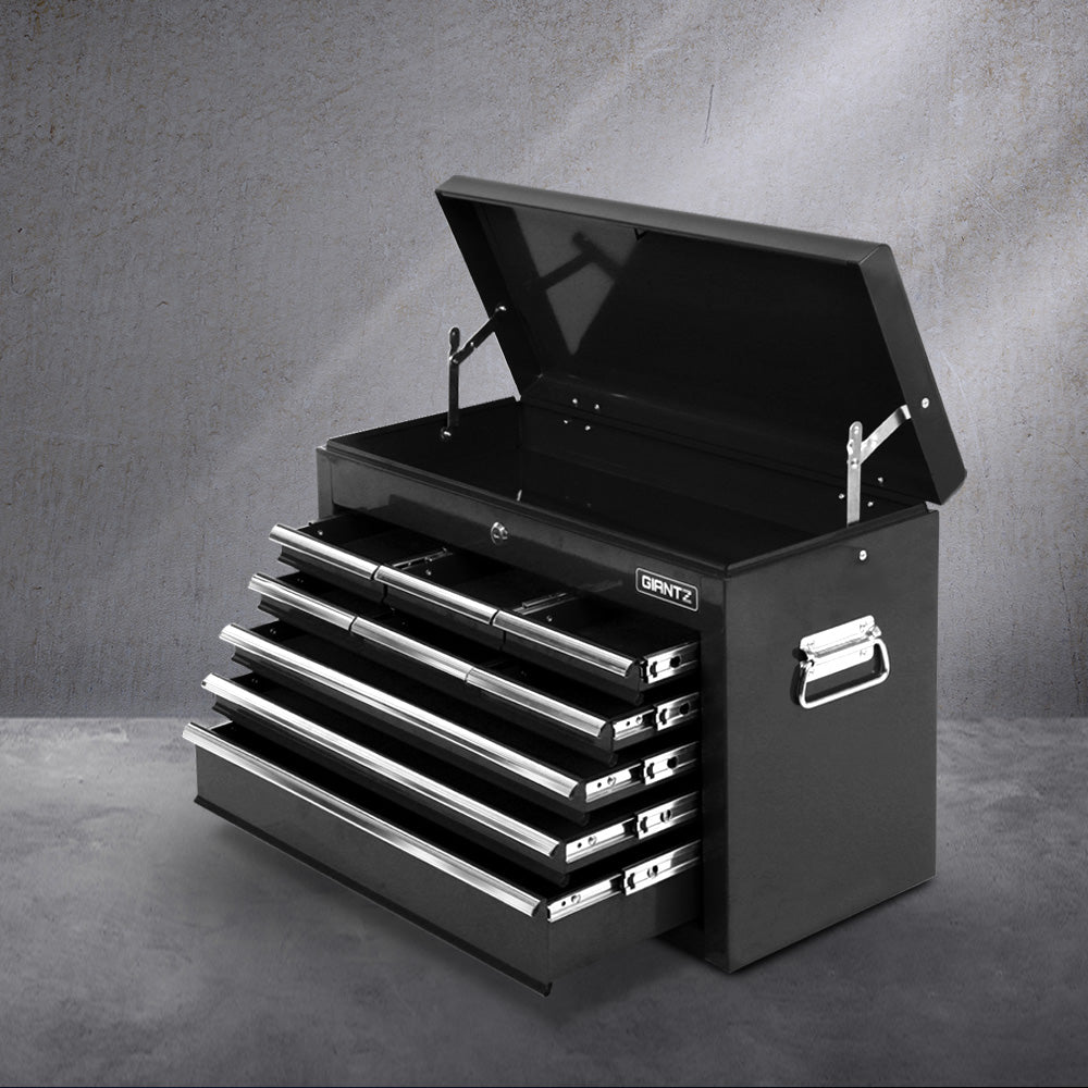 Giantz 9 Drawer Mechanic Tool Box Cabinet Storage - Black Giantz