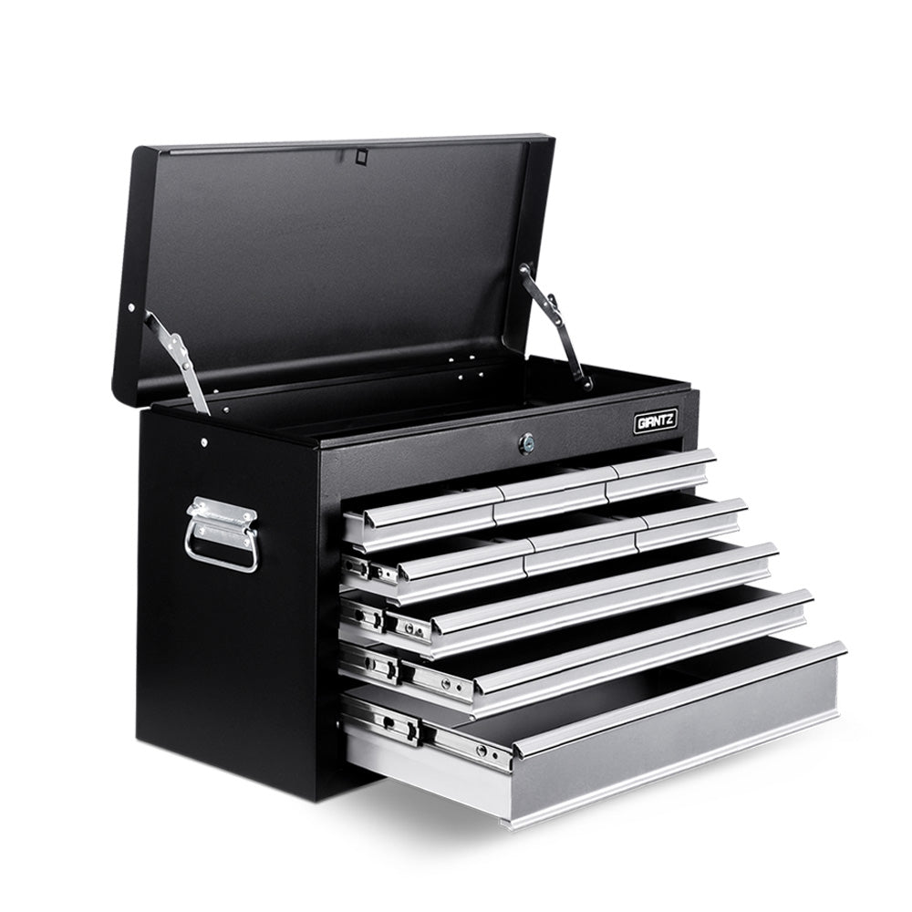 Giantz 9 Drawer Mechanic Tool Box Cabinet Storage - Black & Grey Giantz