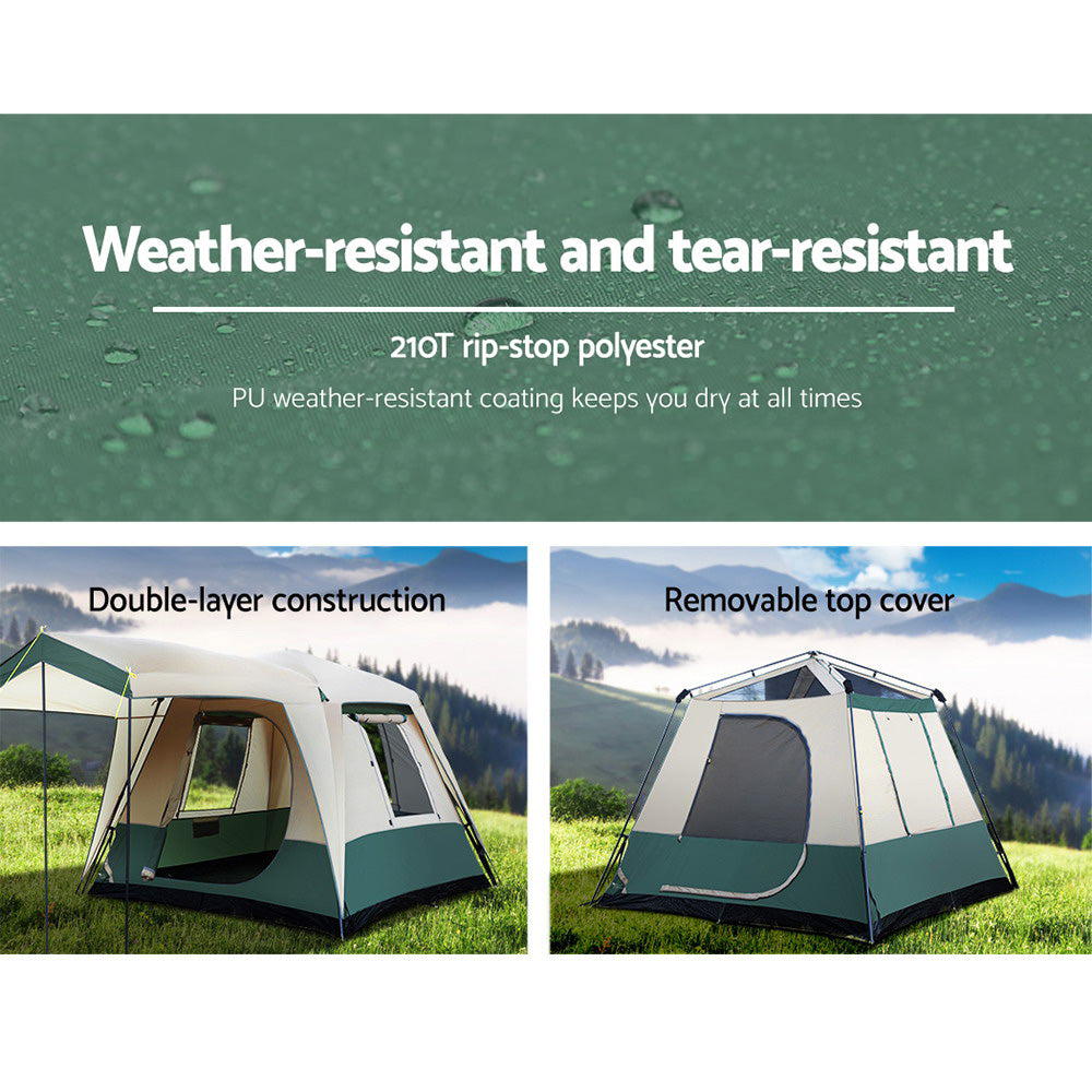 Weisshorn Instant Up Camping Tent 4 Person Pop up Tents Family Hiking Dome Camp Weisshorn