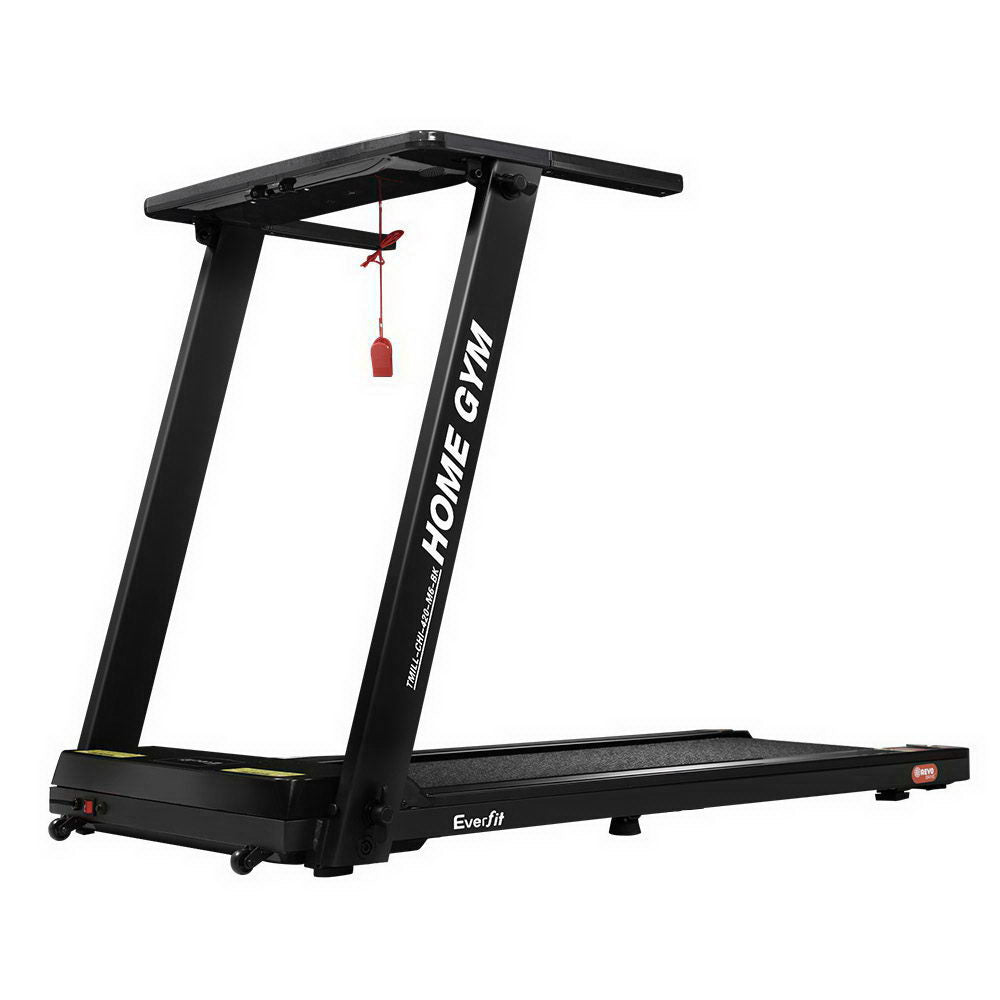 Everfit Electric Treadmill Home Gym Exercise Running Machine Fitness Equipment Compact Fully Foldable 420mm Belt Black Everfit