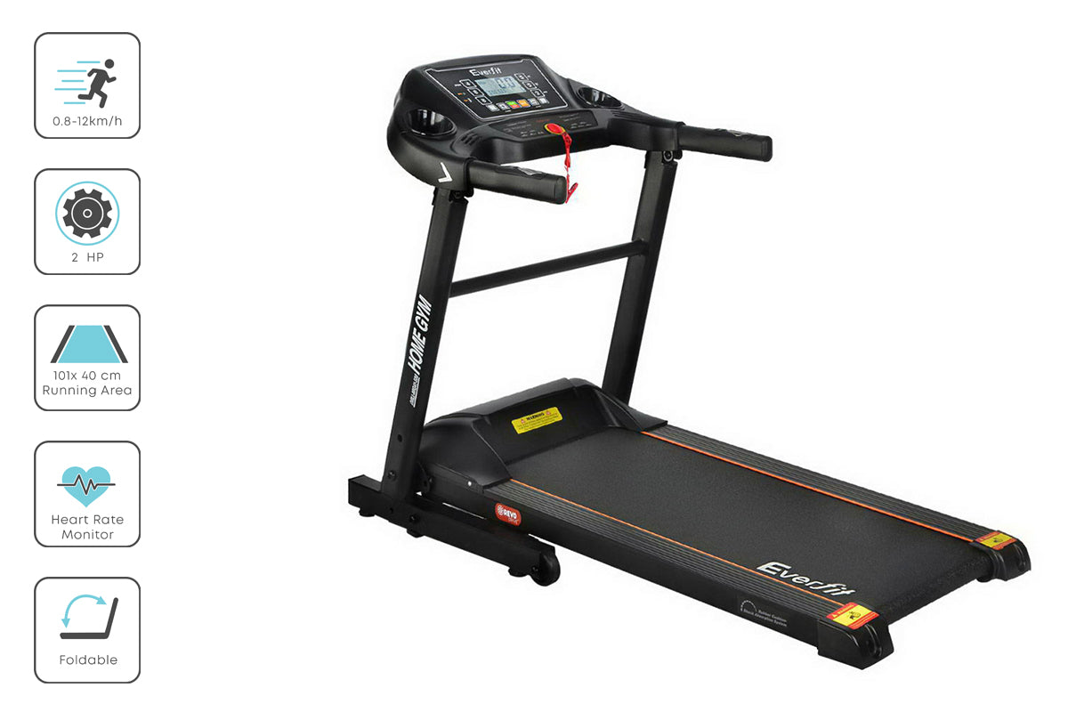 Everfit Electric Treadmill MIG41 40cm Running Home Gym Machine Fitness 12 Speed Level Foldable Design Everfit