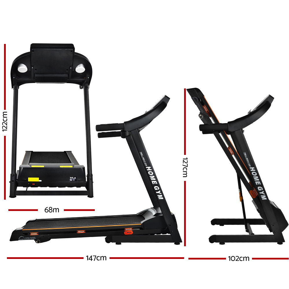 Everfit Electric Treadmill 420mm 18kmh Home Gym Exercise Machine Fitness Equipment Physical Everfit