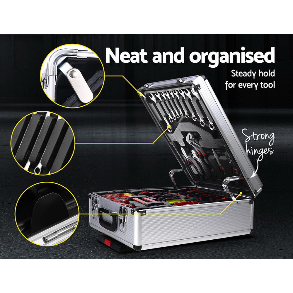 786pcs Tool Kit Trolley Case Mechanics Box Toolbox Portable DIY Set SL Giantz