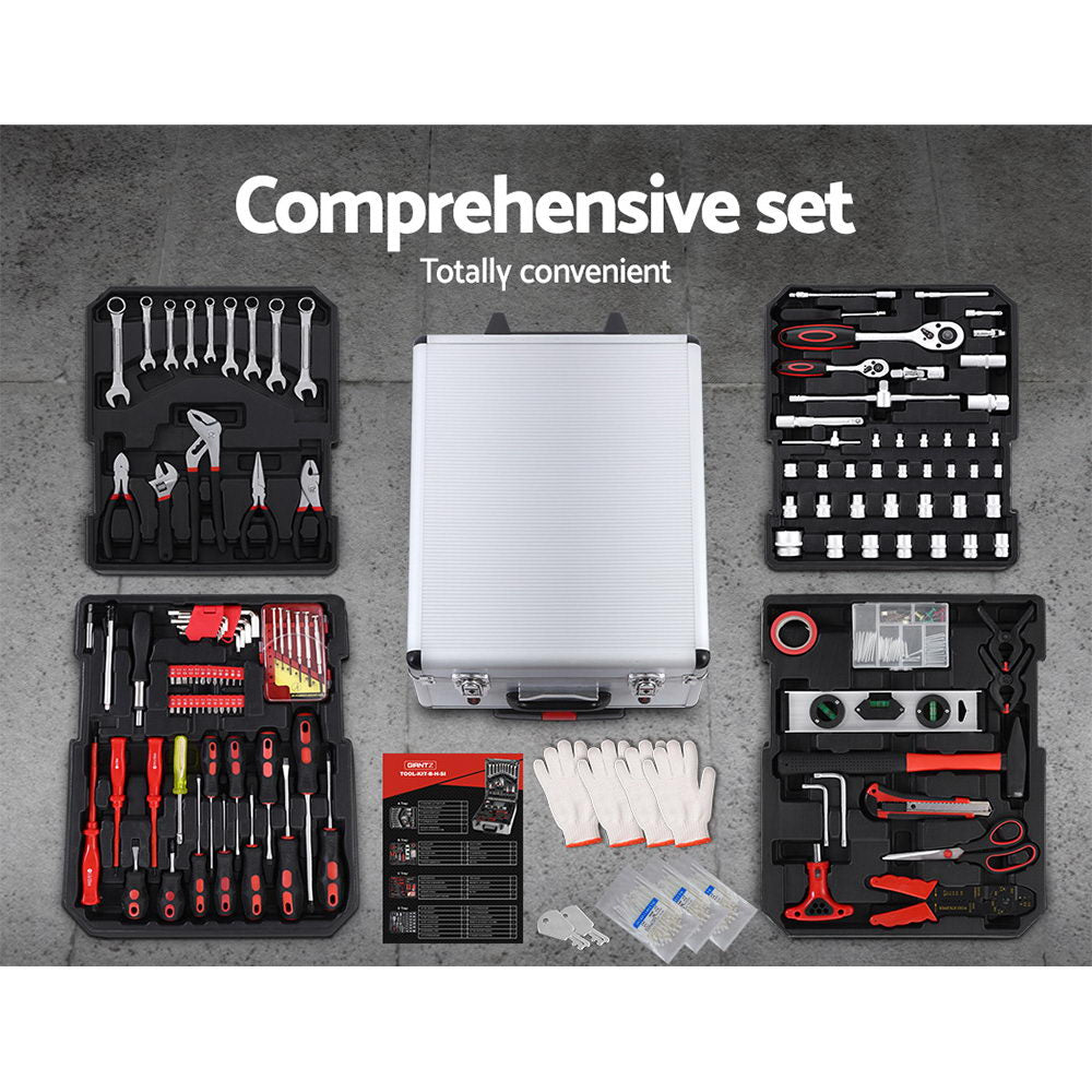 786pcs Tool Kit Trolley Case Mechanics Box Toolbox Portable DIY Set SL Giantz