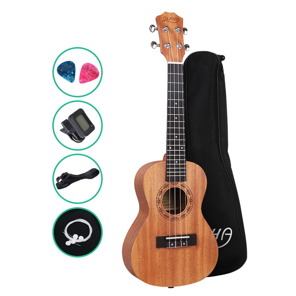 ALPHA 26 Inch Tenor Ukulele Mahogany Ukeleles Uke Hawaii Guitar freeshipping - Awezingly