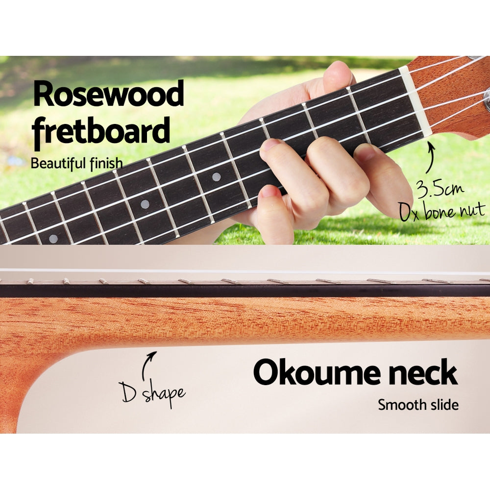 ALPHA 26 Inch Tenor Ukulele Mahogany Ukeleles Uke Hawaii Guitar freeshipping - Awezingly