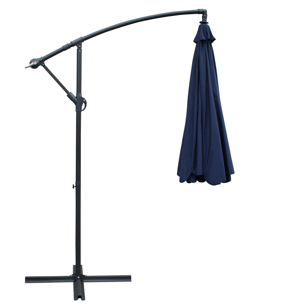 Instahut 3M Outdoor Umbrella - Navy freeshipping - Awezingly