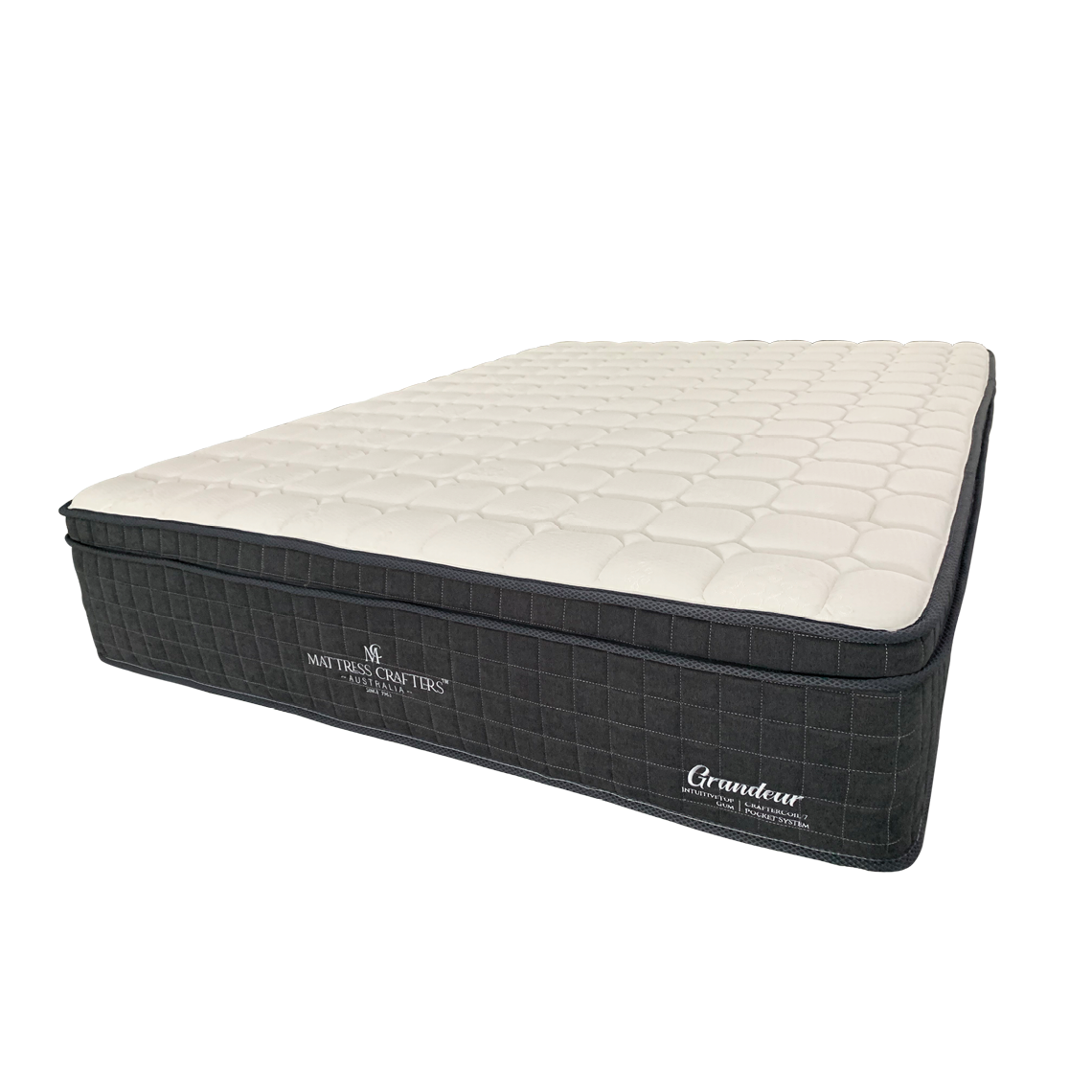 Grandeur Single Mattress Latex Foam 7 Zone Pocket Spring Grandeur