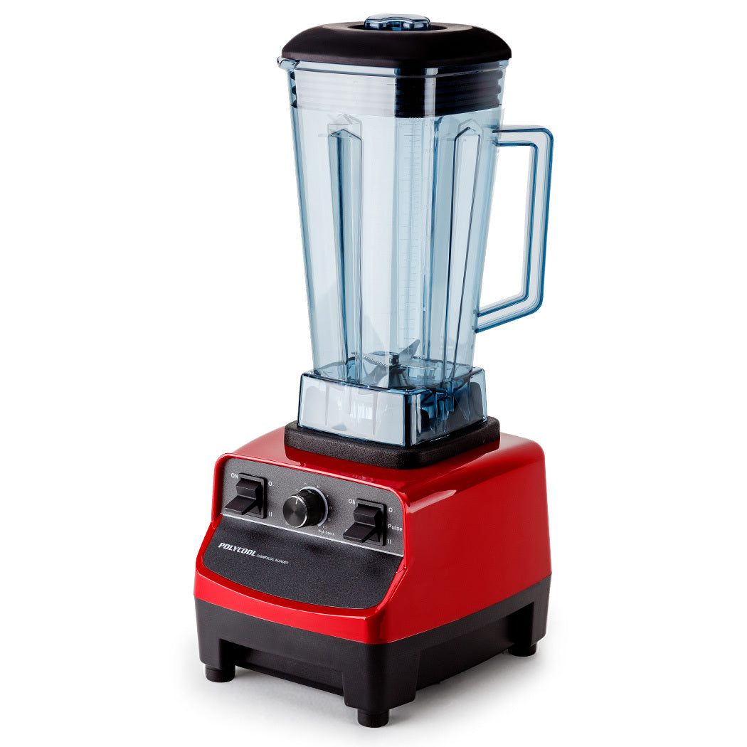 POLYCOOL 2L Commercial Blender Mixer Food Processor Smoothie Ice Crush Red Fruit Polycool