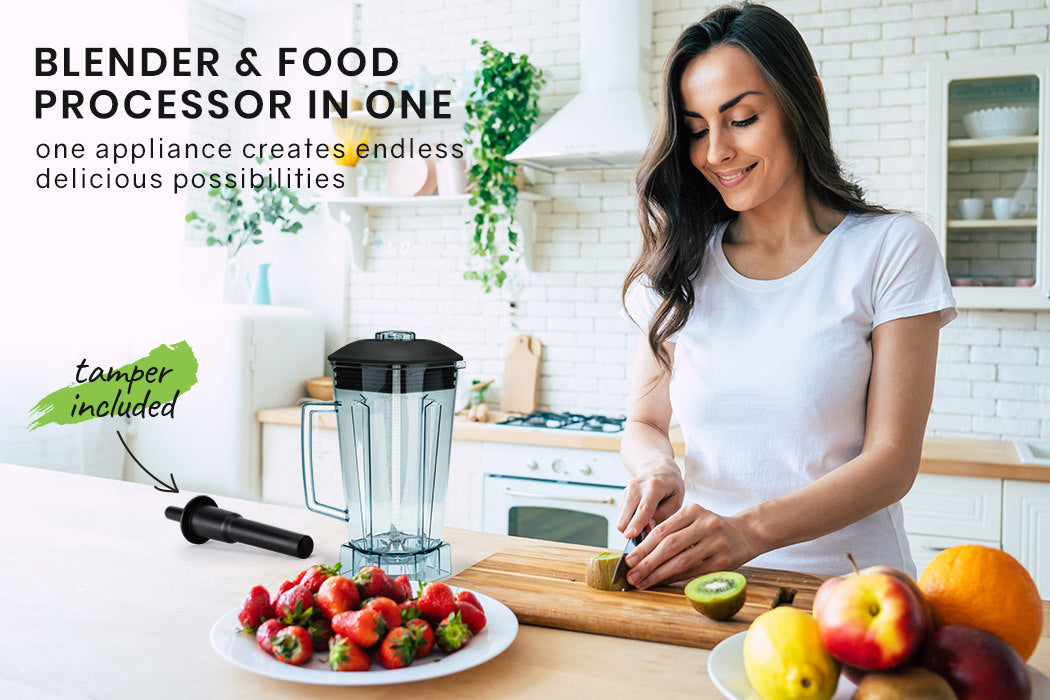 POLYCOOL 2L Commercial Blender Mixer Food Processor Smoothie Ice Crush Red Fruit Polycool