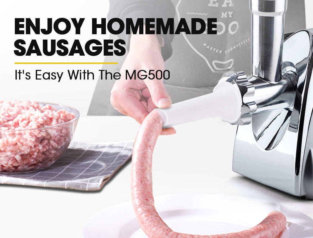 EuroChef 2800W Electric Meat Grinder Mincer Sausage Filler Kibbe Maker EuroChef