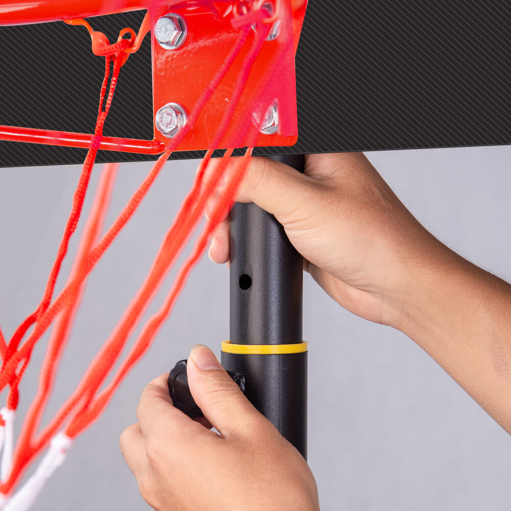 Dr.Dunk Basketball Hoop Stand System Kids Height Portable Adjustable Ring Net Dr.Dunk