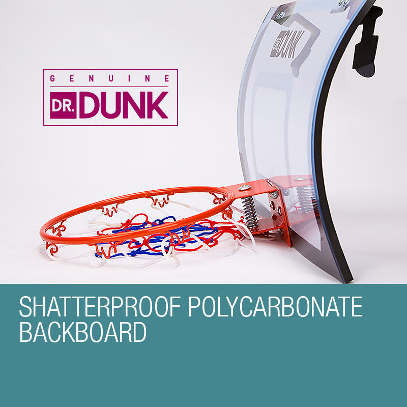 Dr.Dunk Indoor Mini Basketball Hoop Ring Backboard Kit Door Mounted Mount Kid Set Dr.Dunk