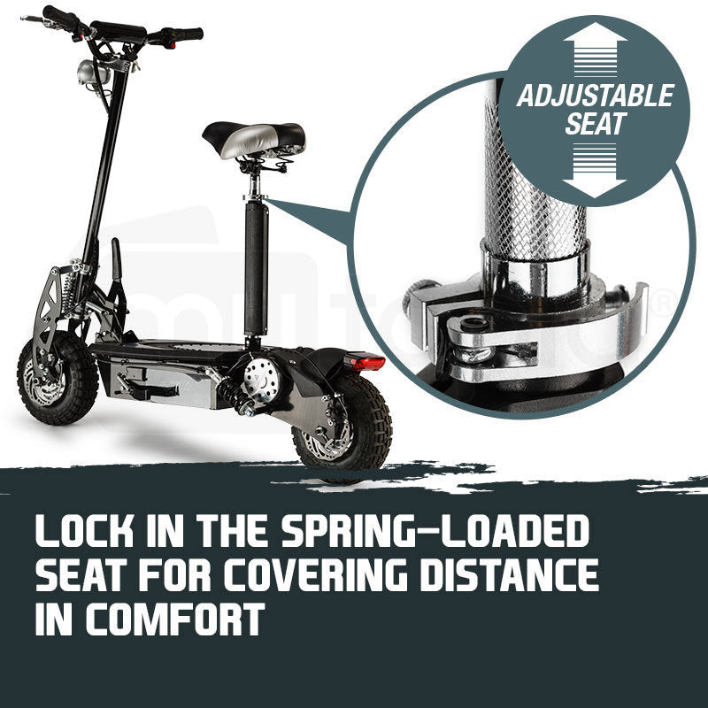 BULLET Stealth 1-6 1000W Electric Scooter 48V - Turbo w/ LED for Adult/Child Does not apply