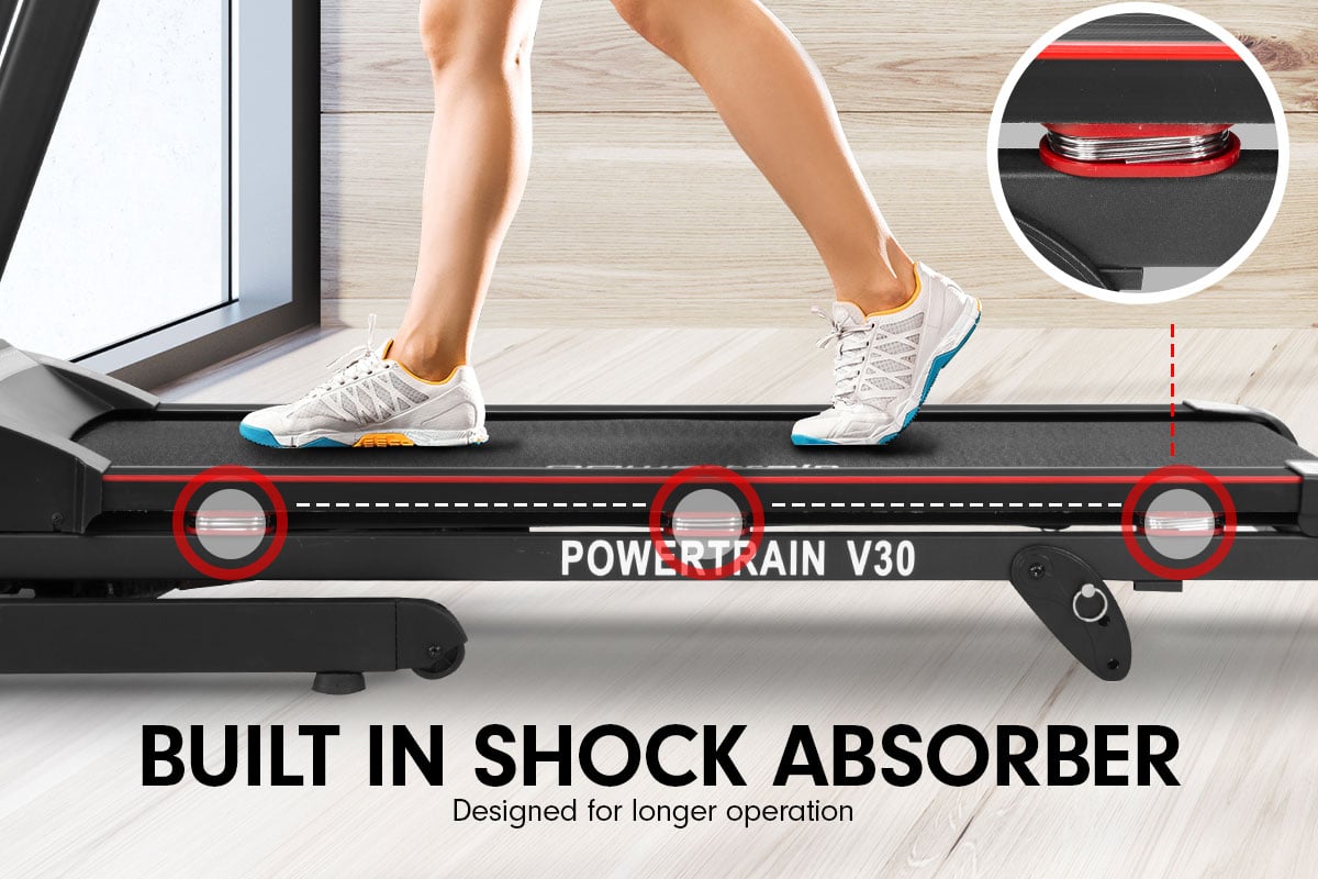 Powertrain V30 Foldable Treadmill Manual Incline Home Gym Cardio Powertrain