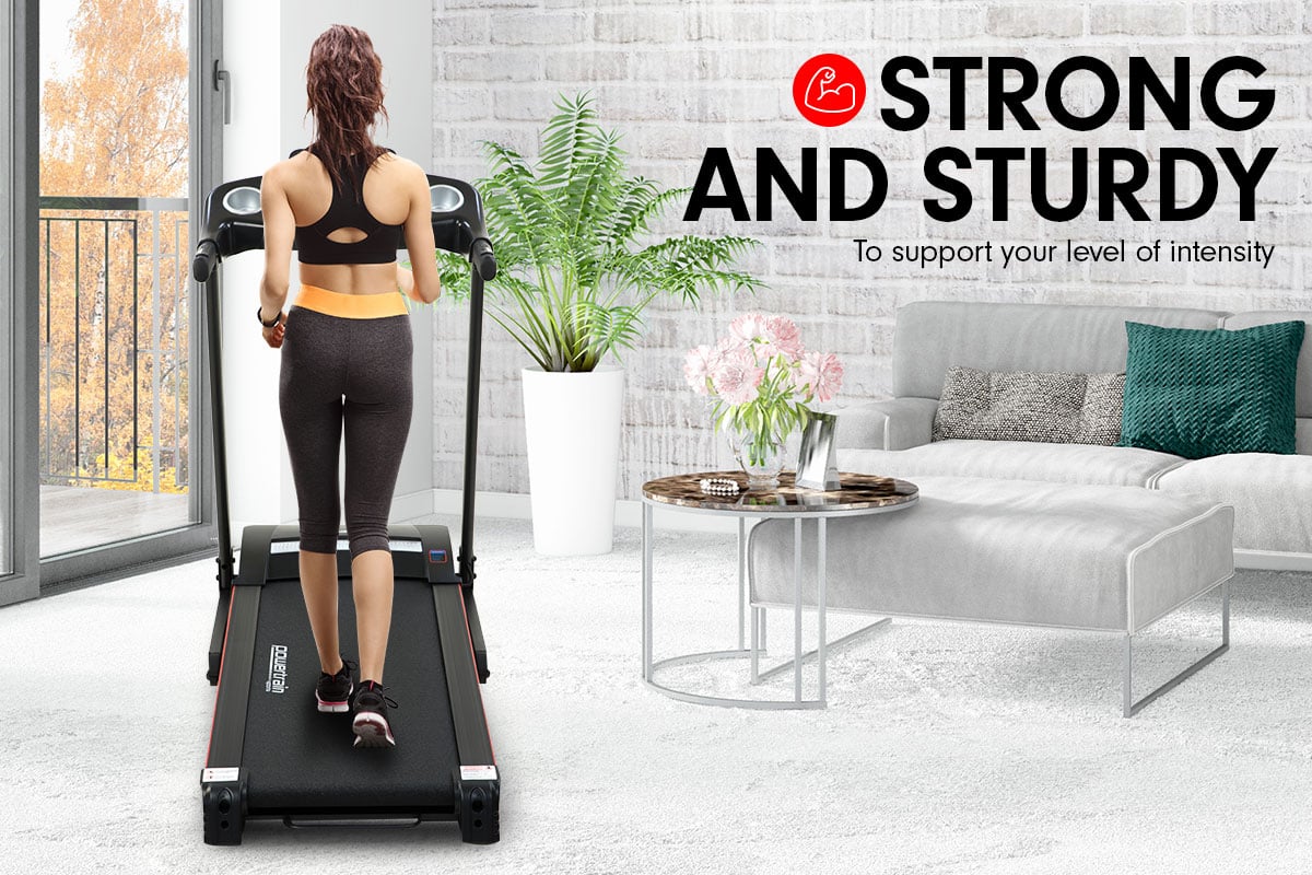 Powertrain V30 Foldable Treadmill Manual Incline Home Gym Cardio Powertrain