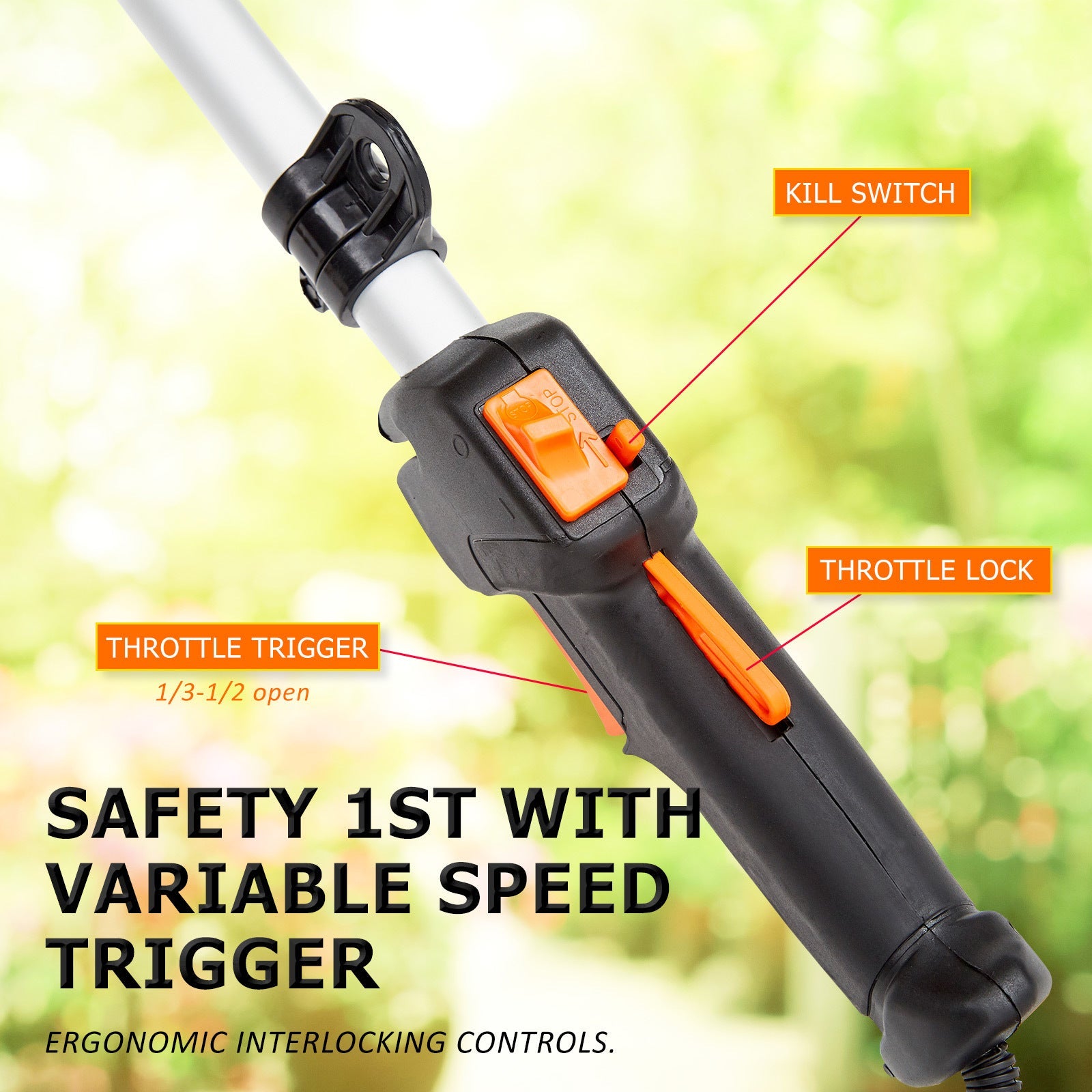 Dynamic Power Garden Whipper Snipper Brush Cutter 26cc with 1 Blade Does not apply