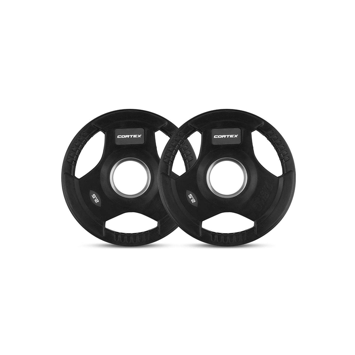 CORTEX 145kg Tri-Grip Olympic Plate Set 50mm Cortex