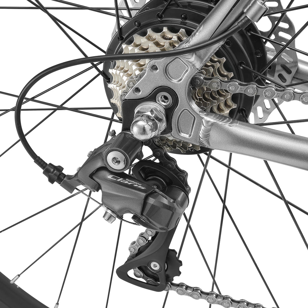 Progear Bikes E-Rush E-Road Bike 700*56cm Grey Does not apply