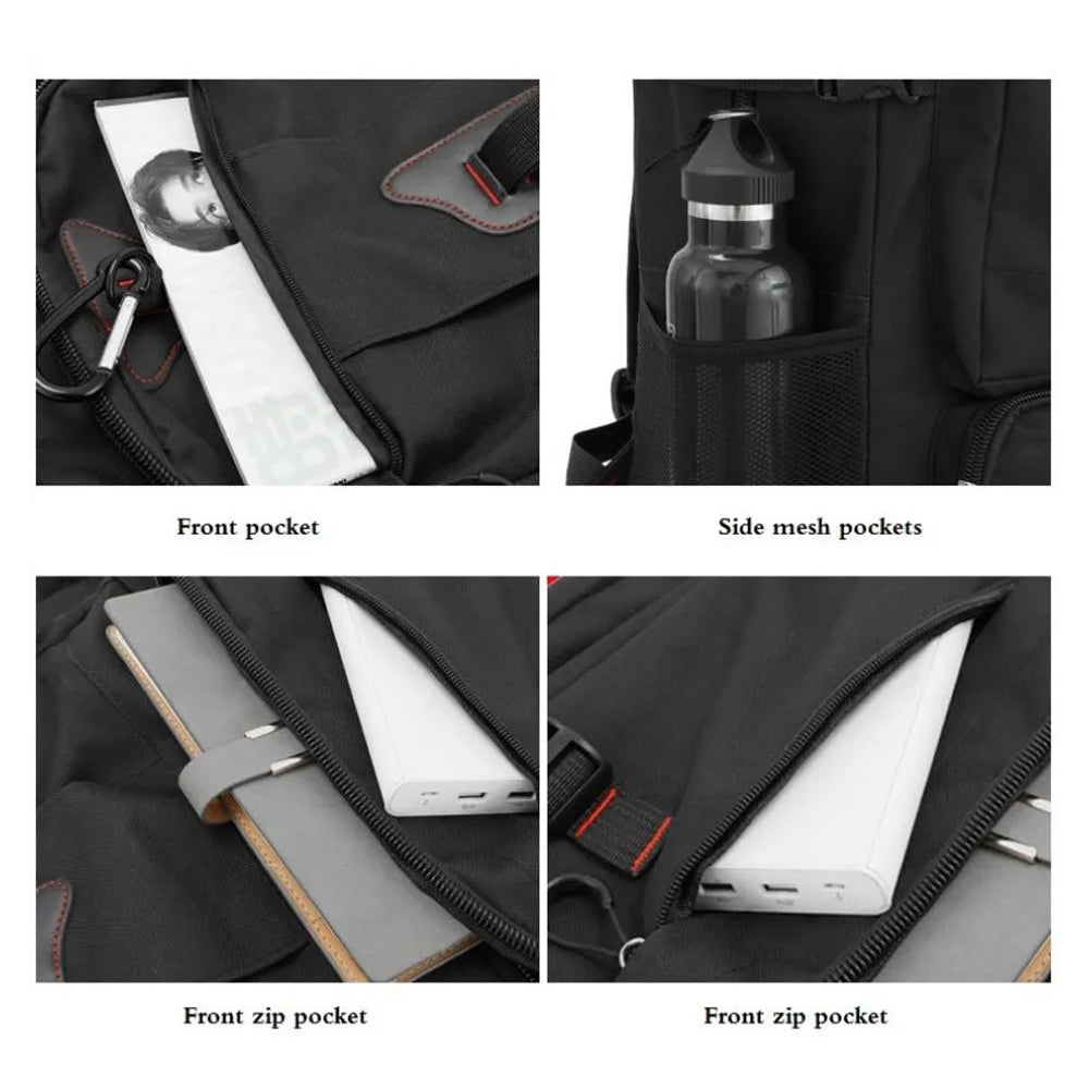 60L Travel Boarding Backpack Outdoor Trekking Luggage Hiking Camping Rucksack Large Capacity Storage Backpack(Black) Does not apply