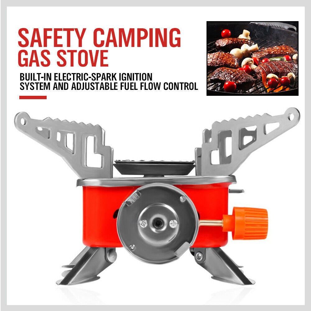 Outdoor Folding Mini Gas Burner Cooking Stove Butane Gas BBQ Hiking AU Stock Does not apply