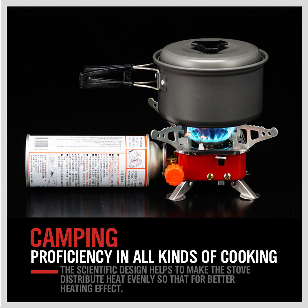 Outdoor Folding Mini Gas Burner Cooking Stove Butane Gas BBQ Hiking AU Stock Does not apply
