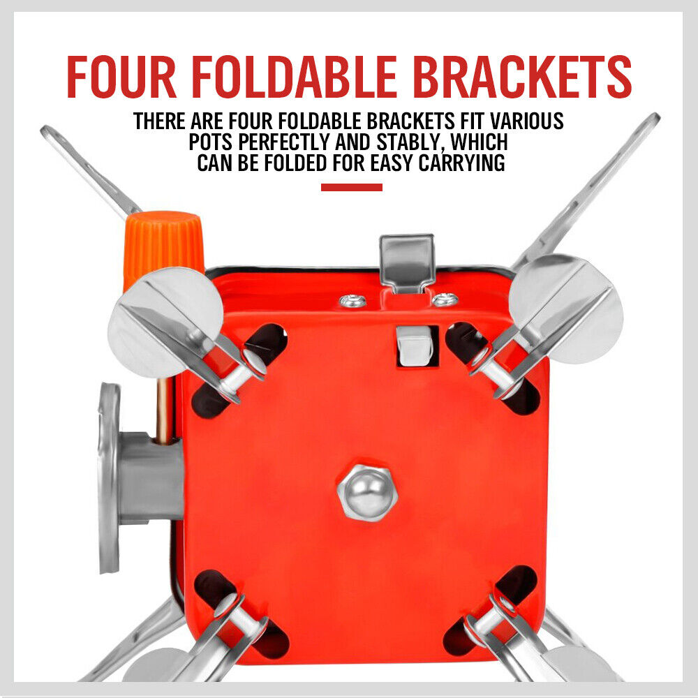 Outdoor Folding Mini Gas Burner Cooking Stove Butane Gas BBQ Hiking AU Stock Does not apply