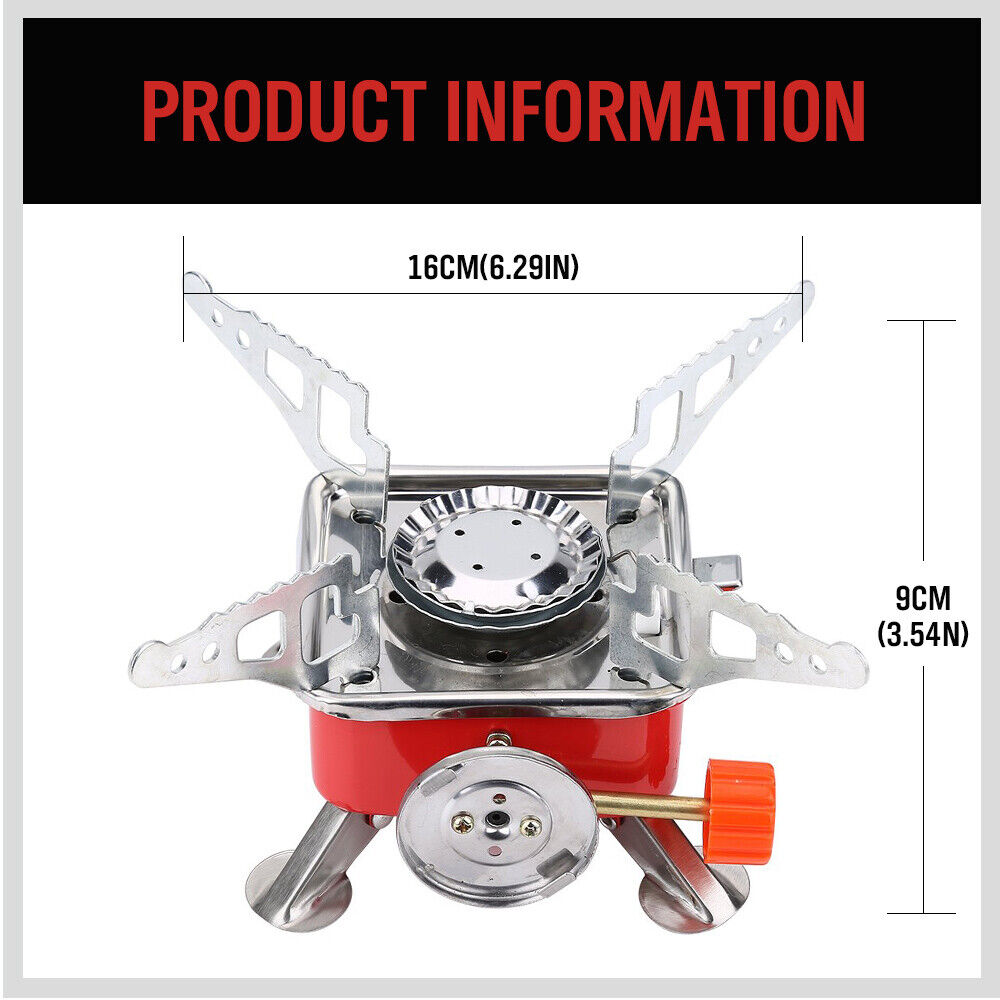 Outdoor Folding Mini Gas Burner Cooking Stove Butane Gas BBQ Hiking AU Stock Does not apply