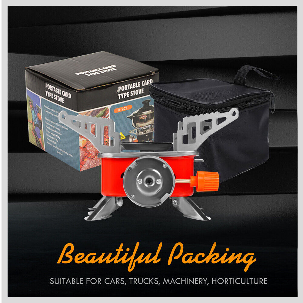 Outdoor Folding Mini Gas Burner Cooking Stove Butane Gas BBQ Hiking AU Stock Does not apply
